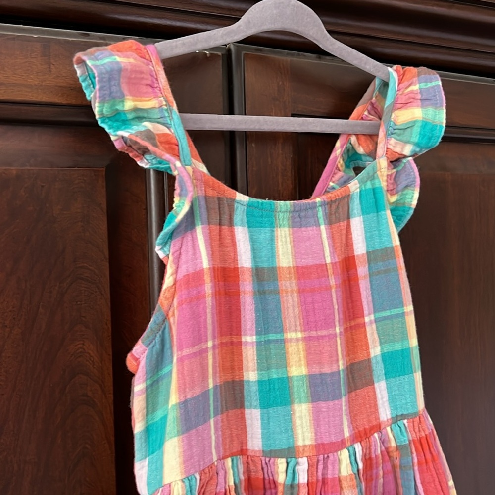 EUC Colorful Cat and Jack girls Easter dress - size 10-12 Large - Picture 2 of 12